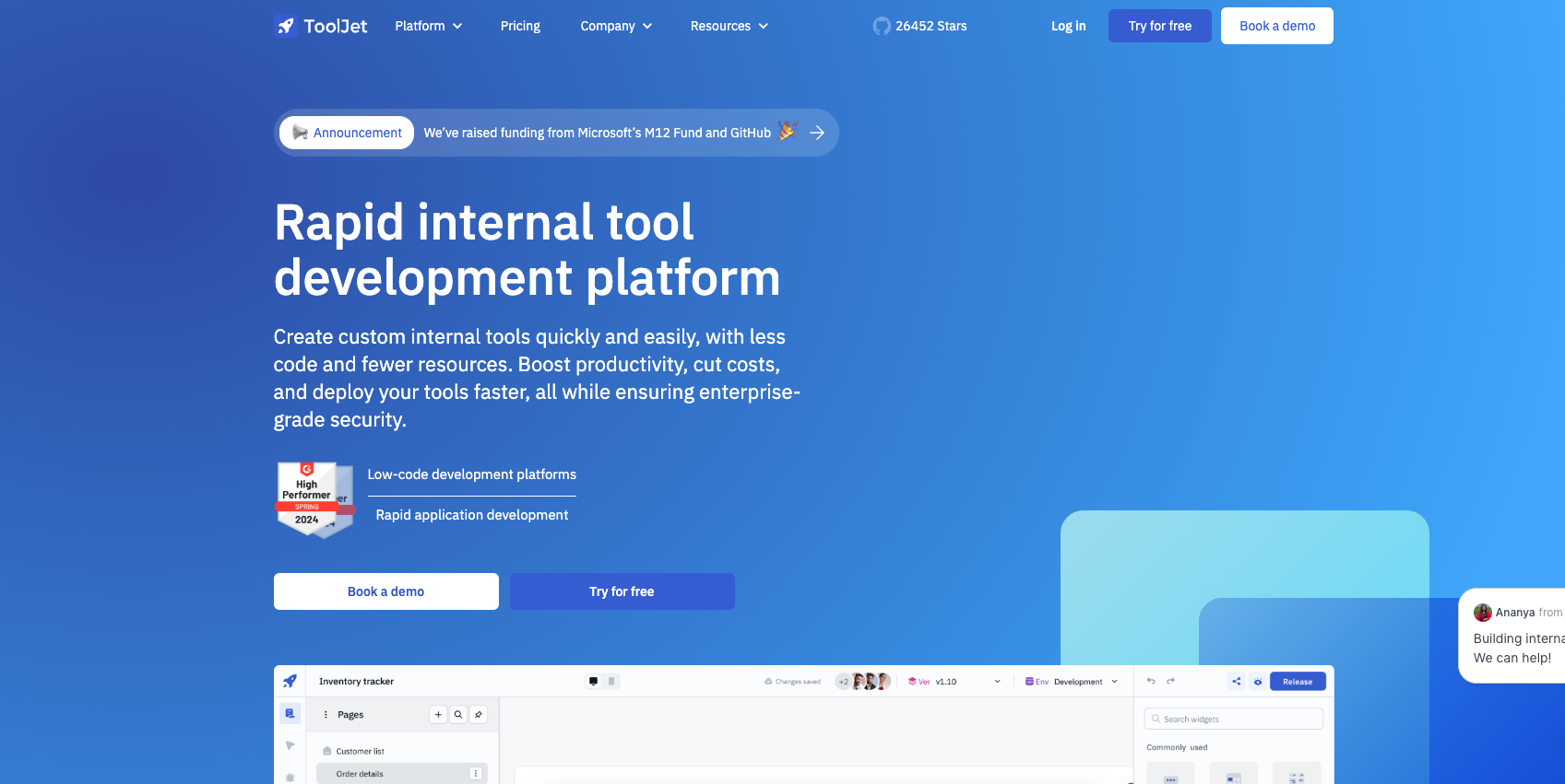 Tooljet review - 2024